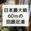 関東にある日本最大級の【足湯】開放感たっぷりの室内型源泉かけ流し「湯っ歩の里」